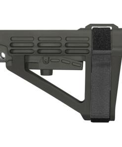 SB Tactical SBA4 5-Postion Adjustable Brace for AR-15 Stealth Grey