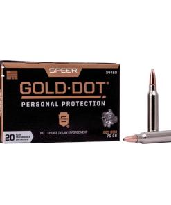 Speer Gold Dot Personal Protection Rifle Ammunition 223 Rem 75gr SP 2775 fps 20/ct
