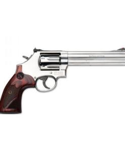 Smith & Wesson Model 686 Plus Deluxe Handgun .357 Mag 7rd Capacity 6" Barrel Silver with Wood Grip