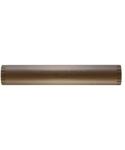 TacSol ASCENT22 Direct Thread Rimfire Suppressor Quicksand .22 LR 1" Dia Thread 1/2? x 28