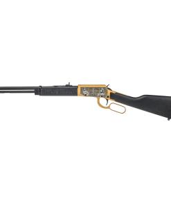 Rossi Rio Bravo Rough Riders/ Theodore Roosevelt Engraved PVD Gold Rifle .22 LR 15rd Capacity 18' Barrel Wood Stock