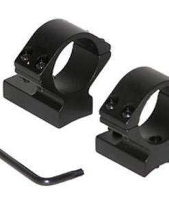 Talley Lightweight Alloy Scope Mounts - Black Anodized - 1" - Low  Weatherby Accumark - Magnum - Mark V (9 LUG)