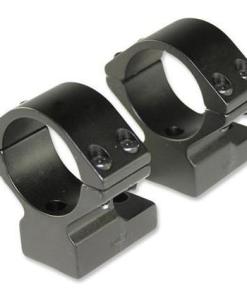 Talley Lightweight Alloy Scope Mounts - Black Anodized - 1" - Medium Knight MK 52 Tikka T3 and Tikka Master