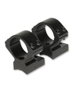 Talley Lightweight Alloy Scope Mounts - Black Anodized 1" - Medium  Savage w/Accutrigger Stevens 200 Stiller Predator Thompson Center Venture Rug