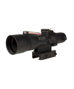 Trijicon Compact ACOG 3x30 Rifle Scope Red Chevron .223/62gr. w/ Mount Illuminated Black