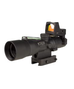 Trijicon Compact ACOG 3x30 Rifle Scope Green Horseshoe/Dot 5.56x45mm/62gr. Red Dot Combo Illuminated Black