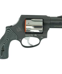Taurus 856 Concealed Hammer Handgun .38 Spl 6rd Capacity 2" Barrel Matte Black Finish/Stainless Cylinder Grey VZ Grips