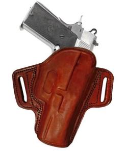 Tagua Gunleather Open Top Belt Holster for Taurus Judge Public Defender Brown Right Hand