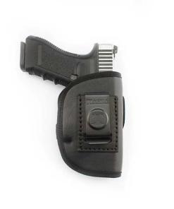 Tagua Leather Ecoleather Weightless 4 in 1 Open Top Holster for Most 9mm Luger/.40/.45 Black RH