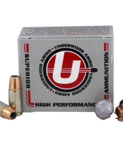 Underwood Ammo Handgun Ammunition 9mm Luger(+P+) 147gr JHP 1175 fps 20/ct