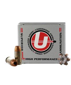 Underwood Ammo Handgun Ammunition 45 Auto (+P) 230gr JHP 1000 fps 20/ct