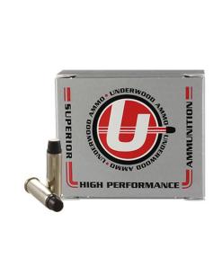 Underwood Ammo Hard Cast Keith Handgun Ammunition 38 Spl (+P) 158gr LSWC 1250 fps 20/ct