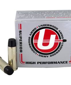 Underwood Ammo Lead long Flat Nose Ammunition .450 Bushmaster 360gr LFN 2449 fps 20/ft