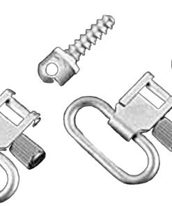 Uncle Mike's QD Machine Screw Type Swivel - 1" Nickel