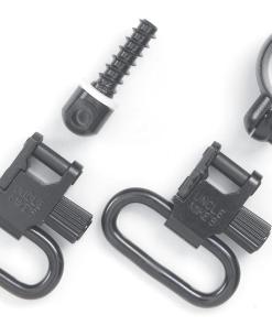 Uncle Mike's Quick Detach Sling Swivel Set Full Band Lever Action Rifles .645-.660 Winchester/Marlin Swivel Steel Black