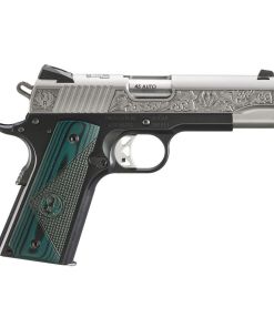 Ruger SR1911 "271 Cardwell Rd." Street Edition Handgun 45 Auto 7rd Magazines(2) 4.25" Barrel Engraved Frame G10 Grips