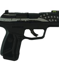 Ruger Max-9 Pro Optic Ready Handgun 9mm Luger 12rd Magazine 3.2" Barrel Flag Engraved