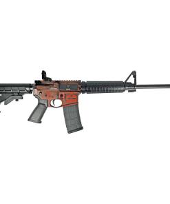 Ruger "Texas Orange" AR-556 Rifle 5.56mm NATO 30rd Mag 16.10" Barrel Custom Stock Finish