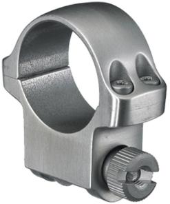 Ruger Steel Scope Ring - Single (4K) 1" Medium .937" Height - Stainless Finish