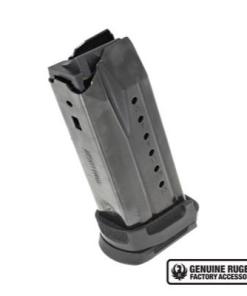 Ruger Security-9 Compact Magazine 9mm Black Oxide Steel with Polymer Adapter 15/rd