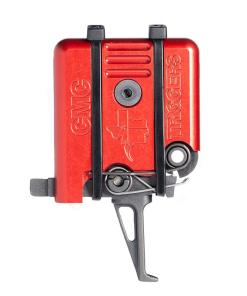 CMC Triggers AR-15/10 Single Stage Component Trigger Flat 3.5 lb Small Pin Red