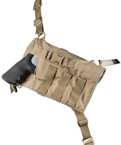 Viking Tactics Big Rig Chest Holster for Revolvers Coyote Tan