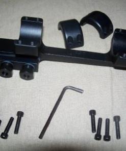 DNZ Freedom Reaper 1-Piece Forward Ring Picatinny Rail Mount - 1" Black