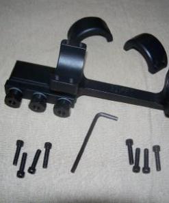 DNZ 1-Piece Freedom Reaper Forward Ring Picatinny Rail Mount - 30mm Black