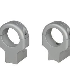 DNZ  Game Reaper 2     2-Piece Ringmount (2 screws) - 1" High Silver Fits Howa 1500 Mossberg 100ATR 4X4 MVP Weatherby Vanguard Remington 7007217227