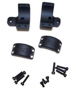 DNZ Hunt Masters 2-Piece Scope Mount 4 Screws - Thompson Center Venture LA/SA 4 Screws 1" Low Black