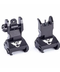 Wilson Combat AR Platform Sight Set Manual Deploy Picatinny Rail Mount