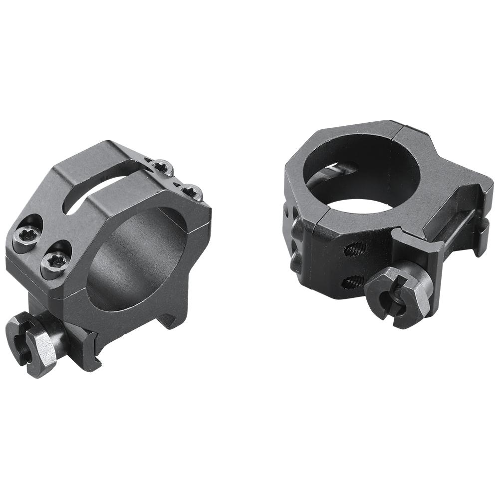 Weaver 4-Hole Skeleton Aluminum Scope Rings 1" Medium Matte