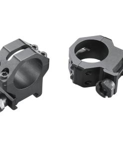 Weaver 4-Hole Skeleton Aluminum Scope Rings 1" High Matte