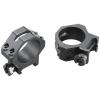Weaver 4-Hole Skeleton Aluminum Scope Rings 30mm Low Matte