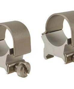 Weaver Detachable Top Mount Aluminum Scope Rings 1" High - Silver