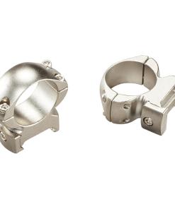 Weaver Grand Slam Steel Top Mount Scope Rings 1" High Silver