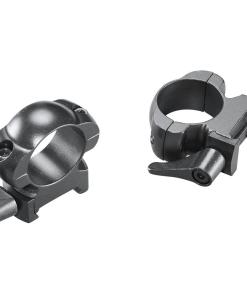 Weaver Grand Slam Leaver-Lok Top Mount Steel Scope Rings 1" X- High Matte