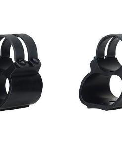 Weaver See-Thru Steel Lock Ringmount (Baseless System) - 1" Ruger 10/22 Black