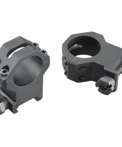 Weaver 4-Hole Tactical Picatinny Aluminum Scope Rings 1" XX-High Matte