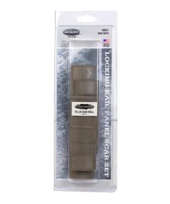 Weaver S.C.A.R. Locking Rail Panels Two 4" Medium One 6-3/8" Long - Dark Earth
