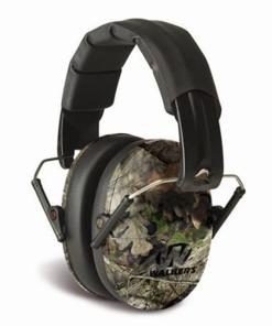 Walker's Pro Low Profile Folding Passive Earmuff- Mossy Oak