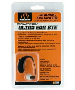 Walker's Ultra Ear Behind the Ear Hearing Enhancer Black