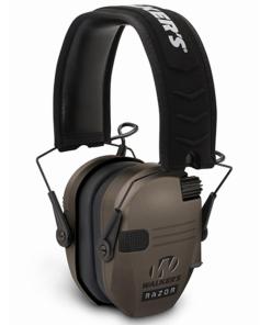 Walker's Game Razor Slim Shooter Folding Ear Muffs 23dB Dark Earth