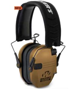 Walker's Razor Slim Patriot Electronic Muff 23NRR Battle Brown