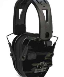 Walker's  Razor Tacti-Grip Ear Muffs -Camo Gray 23NRR