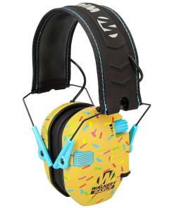 Walker's Razor Slim Electronic Ear Muff 23dB Golden Brown Sprinkles