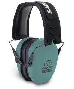 Walker's Razor Slim Passive Ear Muffs 27dB Teal