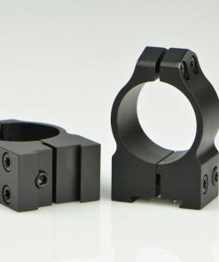 Warne Maxima Fixed (16mm Dovetail) Scope Ringmount with Grooved Receiver Fits CZ527 1" Medium Matte
