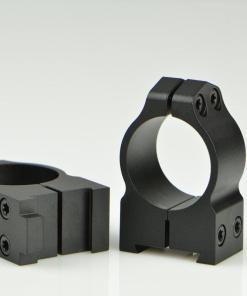Warne 2-Piece Maxima Fixed (19mm Dovetail) Scope Ringmounts with Grooved Receiver Fits CZ550 1" Medium Matte