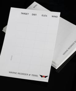 Warne Data Card Label Refills for Warne Skyline Precision Mount - 50/pk